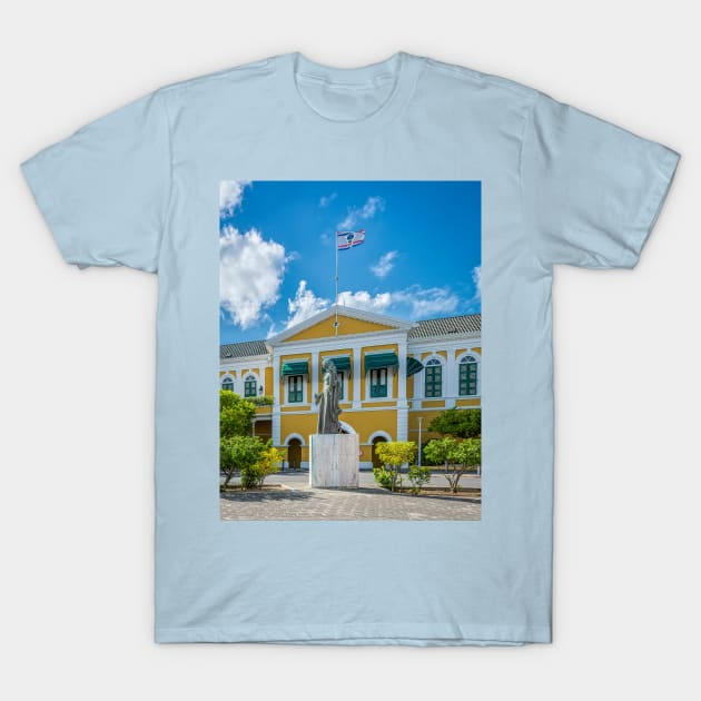 Willemstad Curacao Governor's Palace T-Shirt by Debra Martz